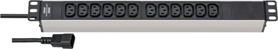 Изображение Brennenstuhl  Listwa zasilajca 19" Alu-Line 12x IEC C13 2m (438455)