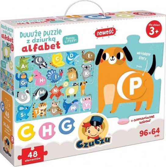 Picture of Bright Junior Media Due Puzzle z Dziurk Alfabet