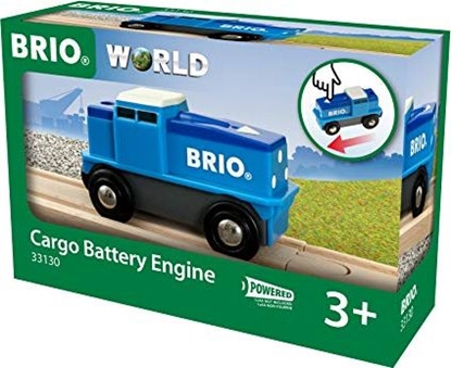 Picture of Brio BRIO Blue Battery Freight Locomotive - 33130