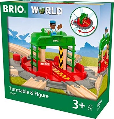 Изображение Brio BRIO locomotive turntable with control bridge - 33476