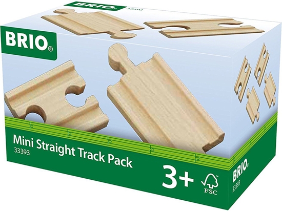 Picture of Brio Mini Straight Track pack (33393)