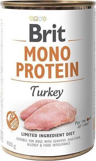 Picture of Brit Karma Monoproteinowa dla Psa Indyk Puszka 400g