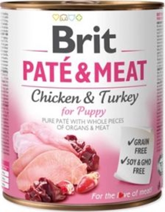 Изображение Brit Brit Pate & Meat Dog Puppy puszka 800g