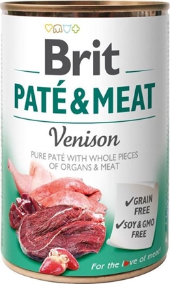 Изображение Brit BRIT PATE & MEAT VENISON 400g