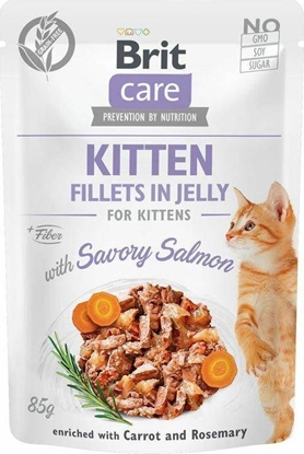 Picture of Brit CARE KOT saszetka FJ KITTEN SAVORY SALMON /24 85g