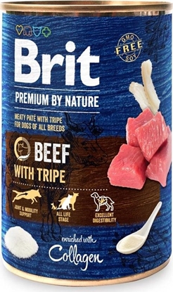 Attēls no Brit Premium By Nature Beef & Tripe puszka 400g