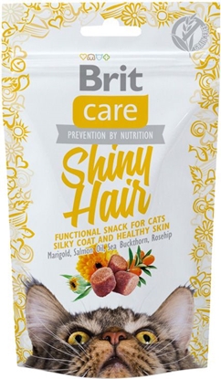 Attēls no Brit Przysmak dla kota SHINY HAIR 50g