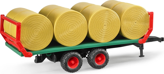 Picture of Bruder Przyczepa do transportu siana + 8 bel (02220)