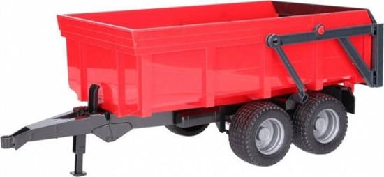 Изображение Bruder Przyczepa wywrotka dwuosiowa czerwona