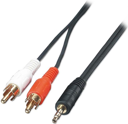 Изображение Lindy Audio Cable 2xPhono 3,5 mm /2m