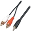 Attēls no Lindy Audio Cable 2xPhono 3,5 mm /2m