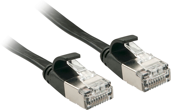 Изображение Lindy 47483 networking cable Black 3 m Cat6a U/FTP (STP)