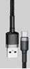 Изображение Kabel USB Baseus USB-A - microUSB 0.5 m Czarno-szary (CAMKLF-AG1)