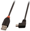 Picture of Lindy USB2.0 A/Mini-B 90 Degree 0.5m