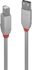 Picture of Lindy 1m USB 2.0 Type A to B Cable, Anthra Line, grey