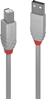 Picture of Lindy 5m USB 2.0 Type A to B Cable, Anthra Line, grey