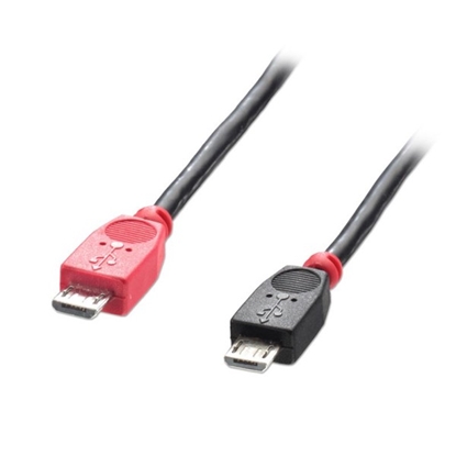 Attēls no Lindy USB 2.0 Cable Micro-B/ Micro-B OTG, 1m