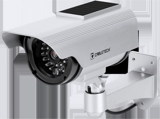 Picture of Cabletech Atrapa kamery tubowej solarna z LED DK-12 Cabletech