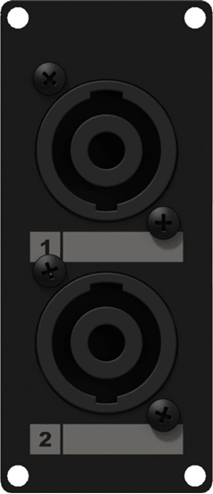 Picture of Caymon Modu CASY ze zczami 2x NL4MP SpeakON (CASY142/B)