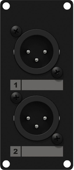 Picture of Caymon Modu CASY ze zczami 2x XLR mskim (CASY126/B)
