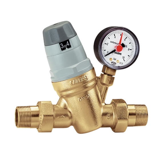 Изображение Caleffi Regulator cinienia wody 3/4" 25Bar z manometrem (535051)