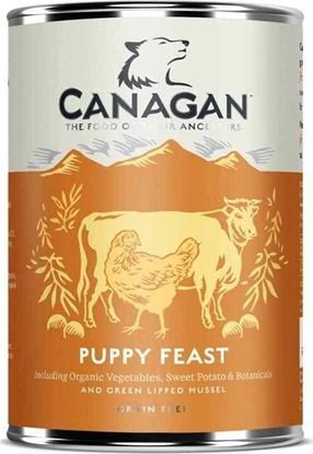 Изображение Canagan Puppy Feast Kurczak z woowin i warzywami 1x400g