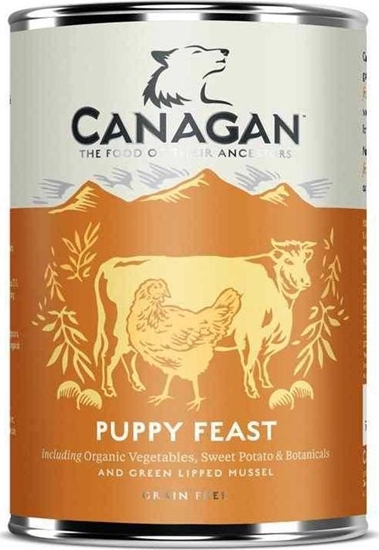 Изображение Canagan Puppy Feast Kurczak z woowin i warzywami 1x400g