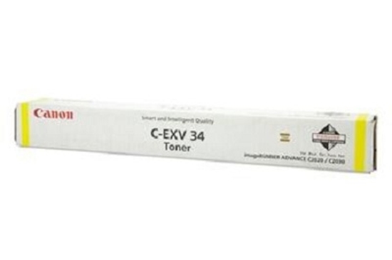 Picture of Canon C-EXV 34 toner cartridge 1 pc(s) Original Yellow