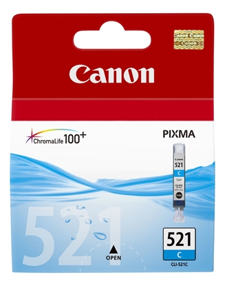 Attēls no Canon CLI-521 ink cartridge 1 pc(s) Original Cyan