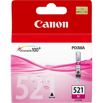 Attēls no Canon CLI-521M Magenta Ink Cartridge
