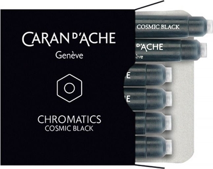 Picture of Caran d`Arche Naboje atramentowe Chromatics czarne 6 sztuk