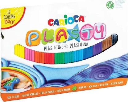 Attēls no Carioca Plastelina 150g 12 kolorów