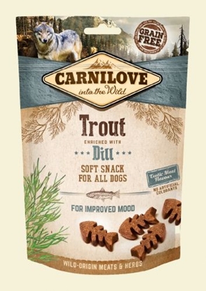 Attēls no Carnilove Przysmak Dog Snack Fresh Soft Trout+Dill 200g