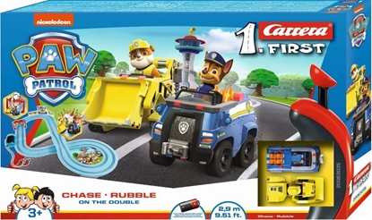 Attēls no Carrera Tor samochodowy First Paw Patrol On the Double Chase Rubble  (GXP-759259)