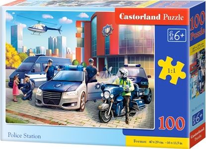 Attēls no Castorland Puzzle 100 Police Station CASTOR