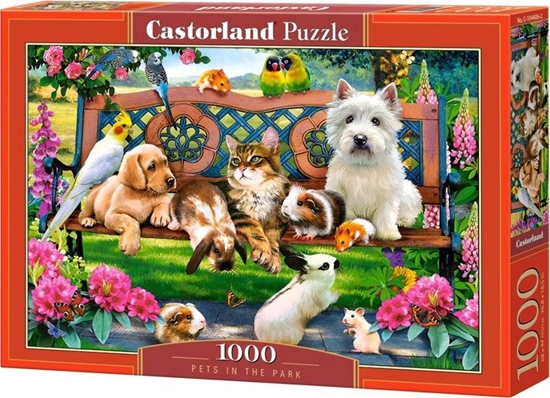 Picture of Castorland Puzzle 1000 Pets in the Park CASTOR