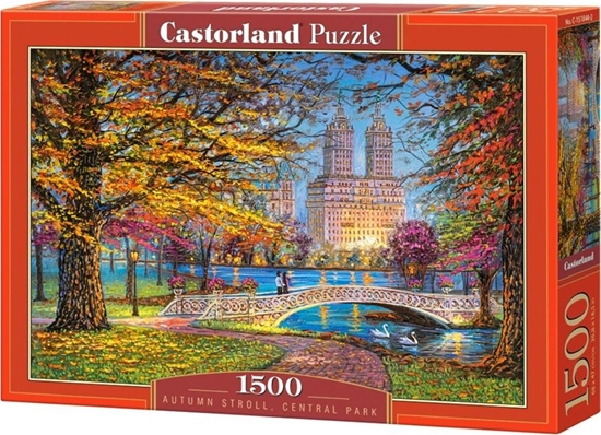 Picture of Castorland Puzzle 1500 Autumn Stroll Centtral Park CASTOR