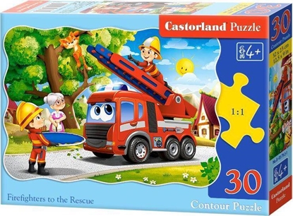 Изображение Castorland Puzzle 30 Firefighters to the Rescue CASTOR