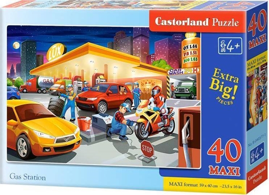 Изображение Castorland Puzzle 40 maxi - Gas Station CASTOR