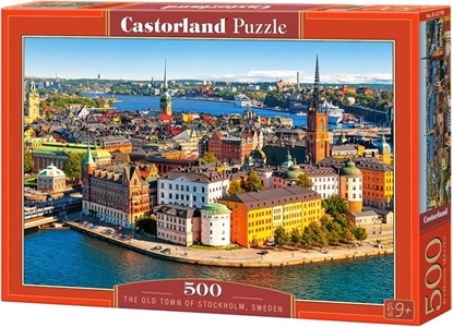 Изображение Castorland Puzzle 500 Sztokholm stare miasto, Szwecja