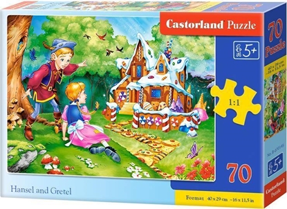 Изображение Castorland Puzzle 70 Hansel and Gretel CASTOR
