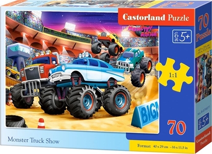 Attēls no Castorland Puzzle 70 Monster Truck Show CASTOR