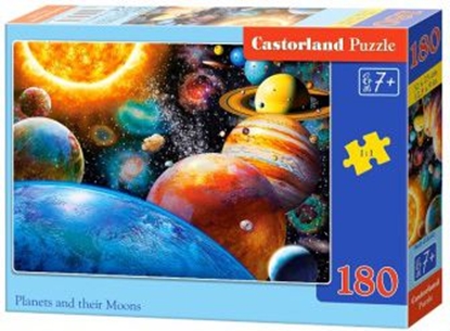 Изображение Castorland Puzzle Planets and their Moons 180 elementów (241101)