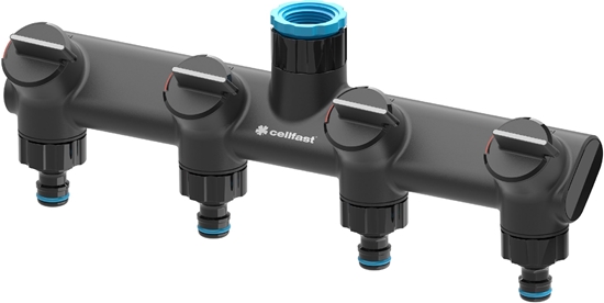 Picture of Cellfast Rozdzielacz poczwórny 1/2-3/4-1" (C53-240)