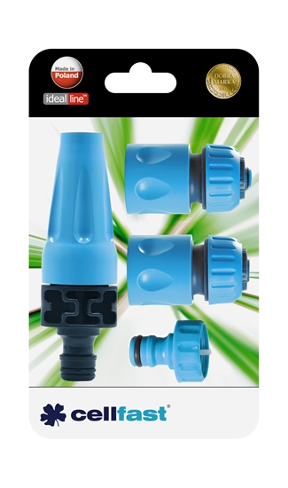 Picture of Cellfast Zestaw ze zraszaczem prostym 3/4" 4-czci (50-505)