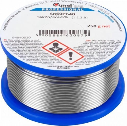 Attēls no Cynel Cyna 0.50mm/250g Sn60Pb40 CYNEL