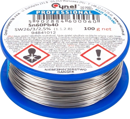 Attēls no Cynel DRUT LUTOWNICZY CYN-0.90/100 Cynel Unipress