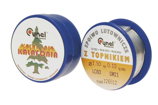 Изображение Cynel Zestaw do lutowania mikkiego lut i kalafonia (44E731)