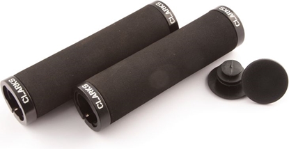 Изображение Clarks Chwyty kierownicy CLARK'S CLO222 LOCK-ON 130mm neoprenowe czarne klamry anodyzowane