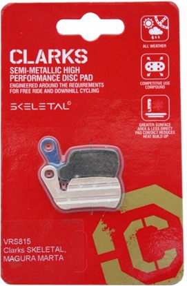 Изображение Clarks Okadziny hamulcowe MAGURA (Marta 2002-2008, Marta SL) CLARKS (EXO, Skeletal) pó metaliczne